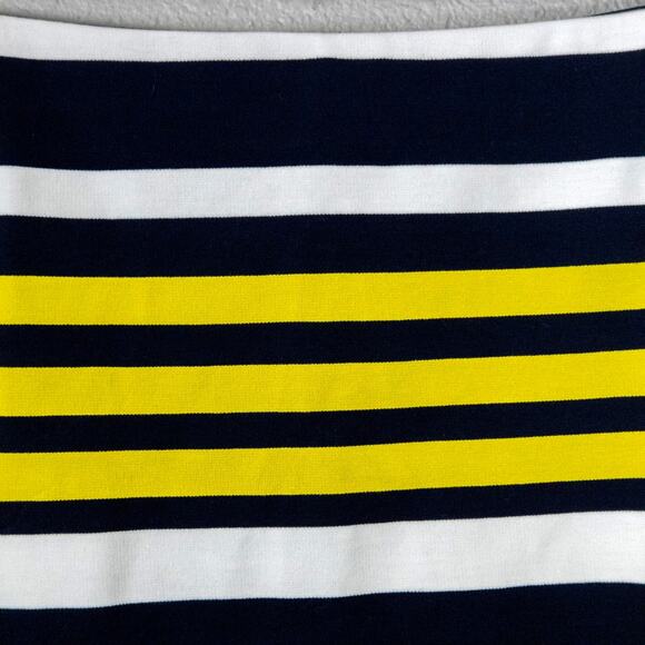 Ann Taylor Women’s Skirt Nautical Preppy Classic Striped Knit Mini White Size 10 - Picture 3 of 6